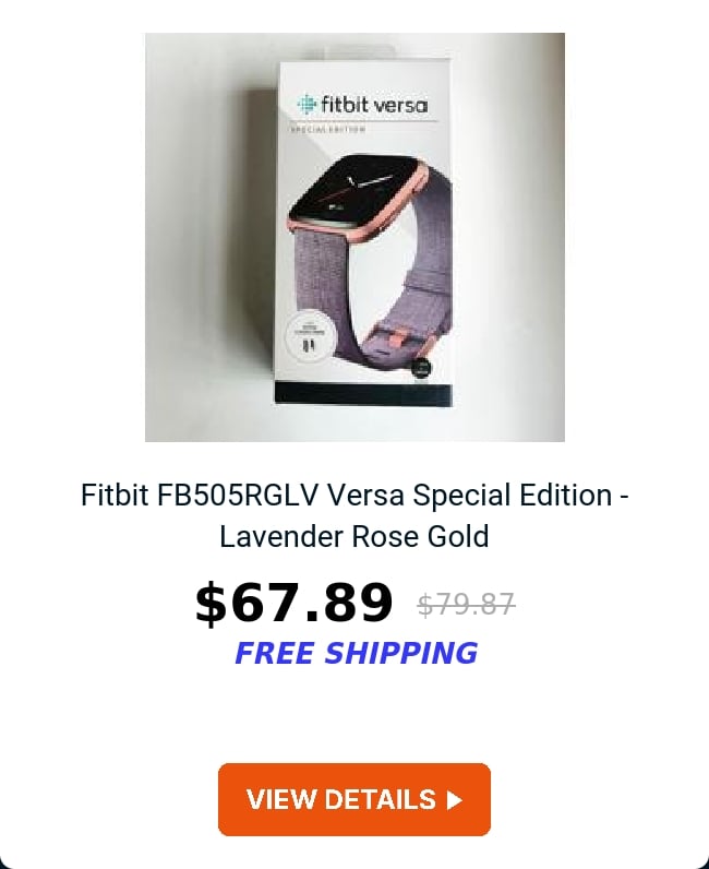 Fitbit FB505RGLV Versa Special Edition - Lavender Rose Gold 