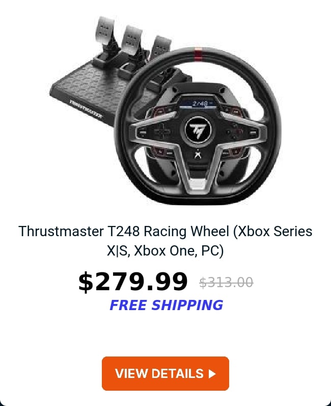 Thrustmaster T248 Racing Wheel (Xbox Series X|S, Xbox One, PC) 