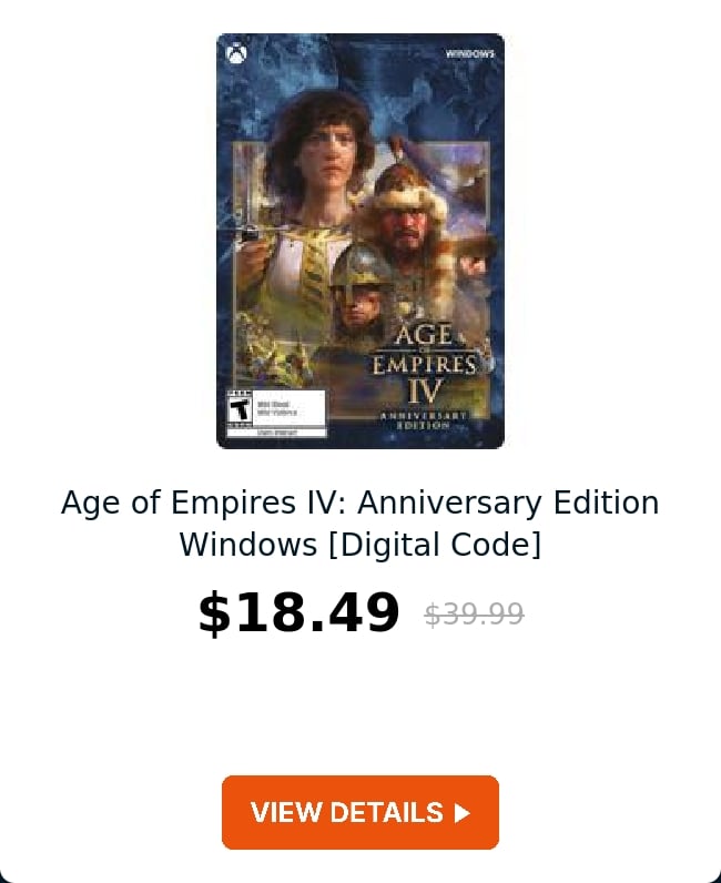 Age of Empires IV: Anniversary Edition Windows [Digital Code] 