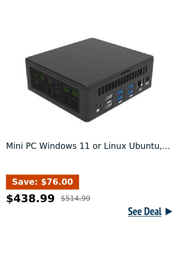 Mini PC Windows 11 or Linux Ubuntu,...