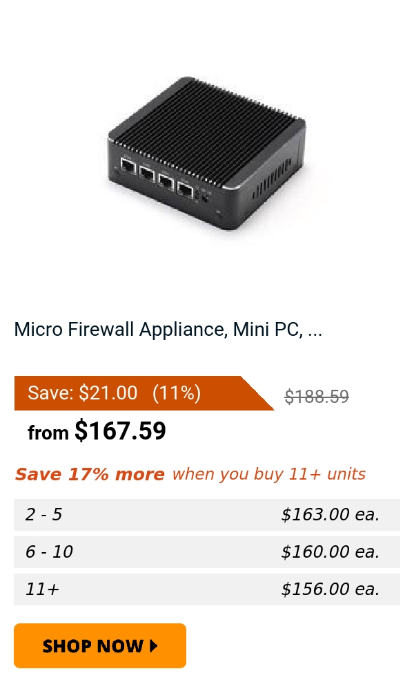 Micro Firewall Appliance, Mini PC, ...