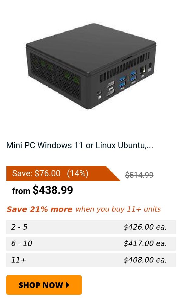 Mini PC Windows 11 or Linux Ubuntu,...