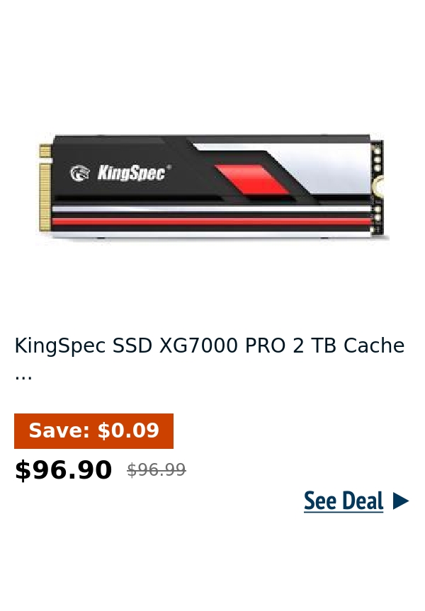 KingSpec SSD XG7000 PRO 2 TB Cache ...