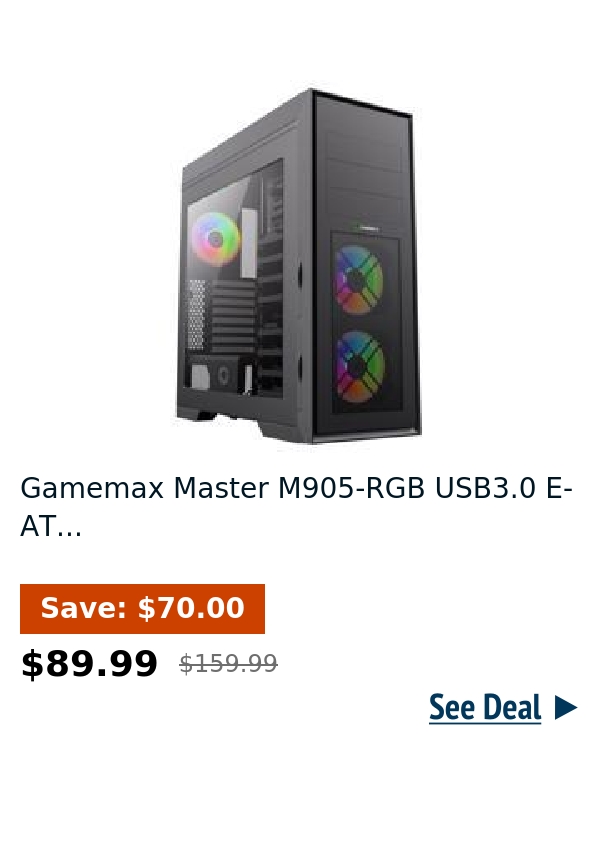 Gamemax Master M905-RGB USB3.0 E-AT...