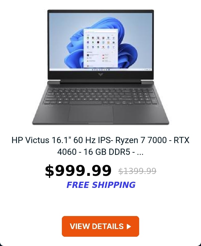 HP Victus 16.1