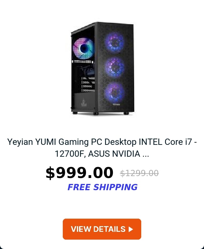 Yeyian YUMI Gaming PC Desktop INTEL Core i7 - 12700F, ASUS NVIDIA ...