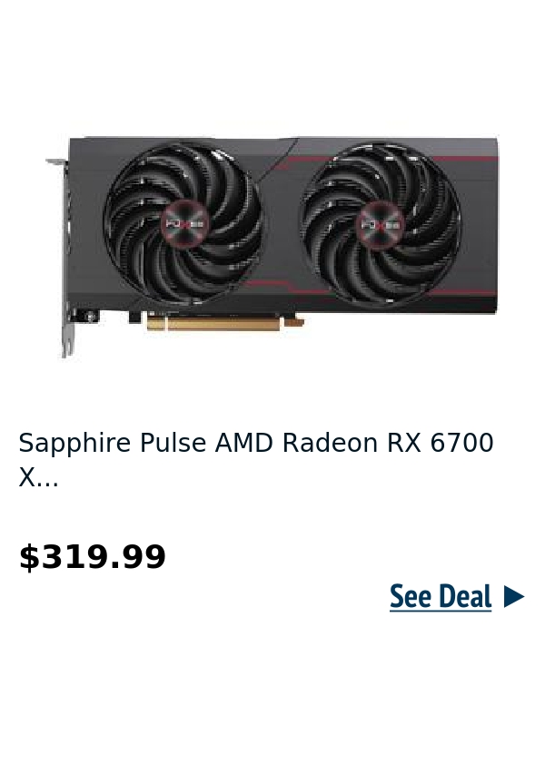 Sapphire Pulse AMD Radeon RX 6700 X...