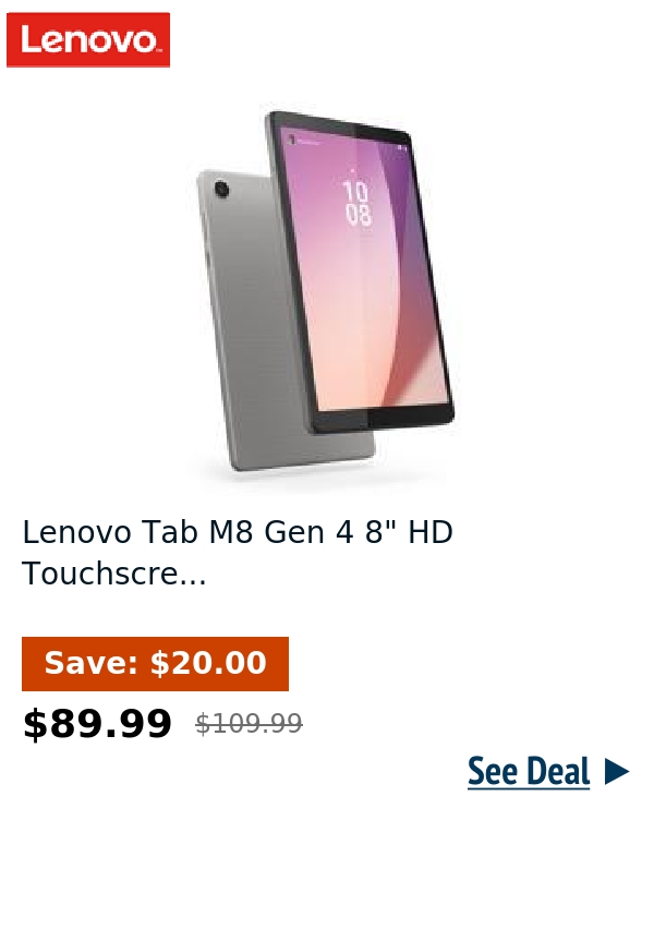 Lenovo Tab M8 Gen 4 8