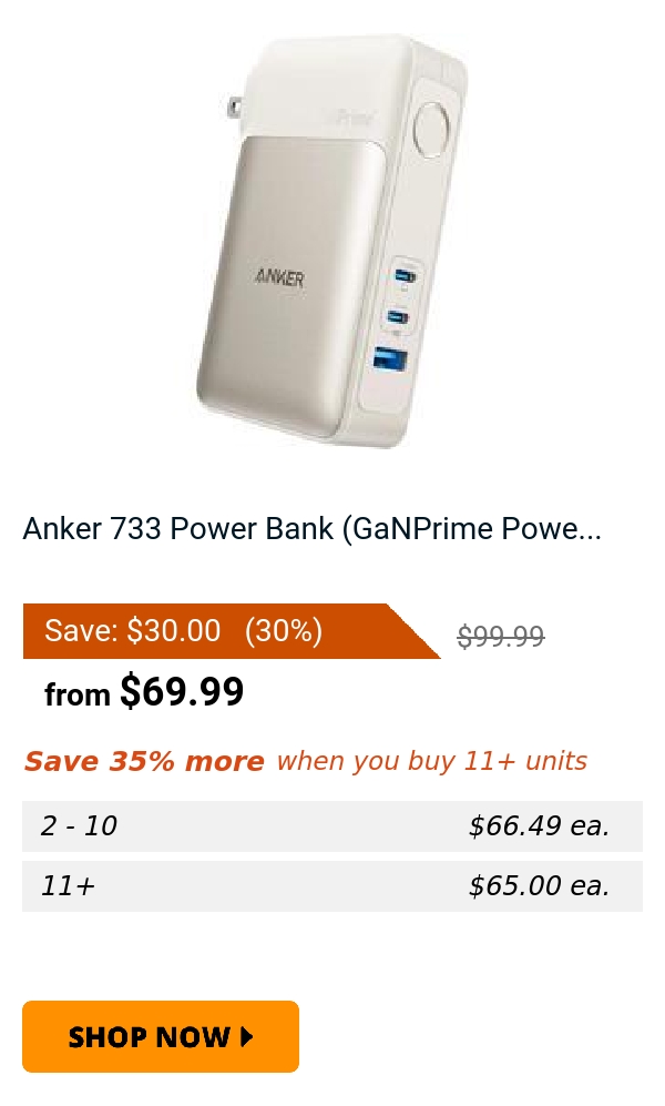 Anker 733 Power Bank (GaNPrime Powe...