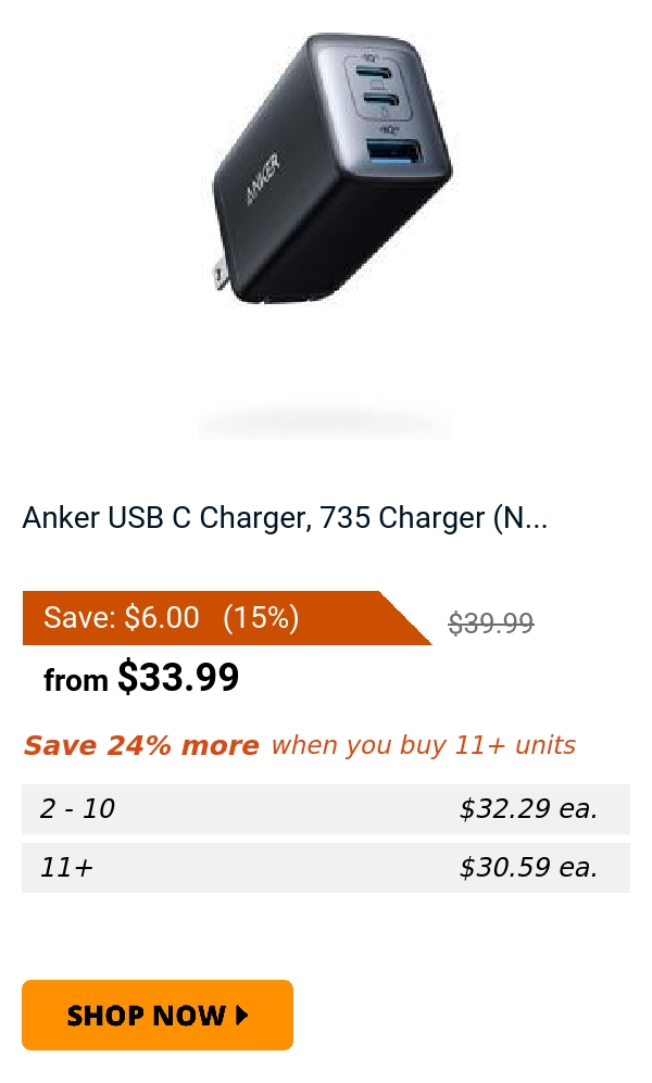 Anker USB C Charger, 735 Charger (N...