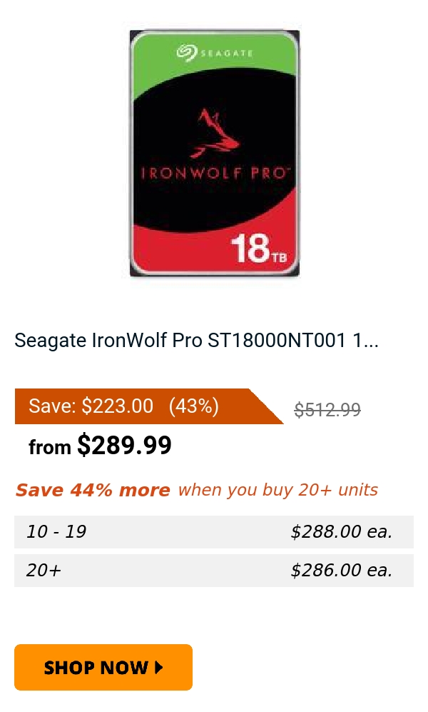 Seagate IronWolf Pro ST18000NT001 1...