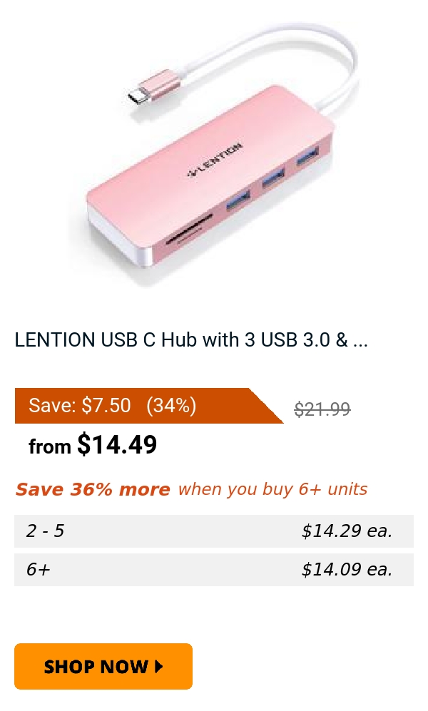 LENTION USB C Hub with 3 USB 3.0 & ...