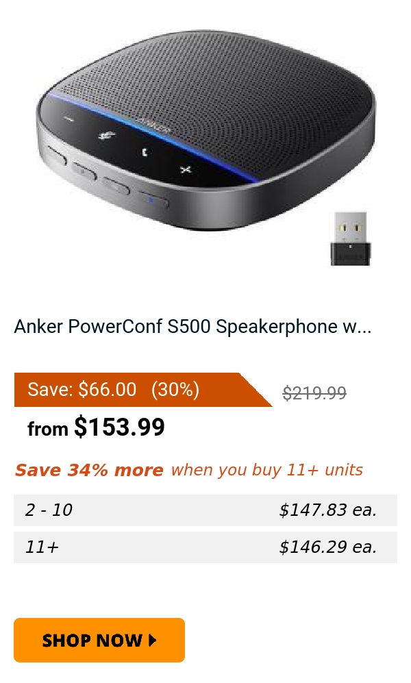 Anker PowerConf S500 Speakerphone w...