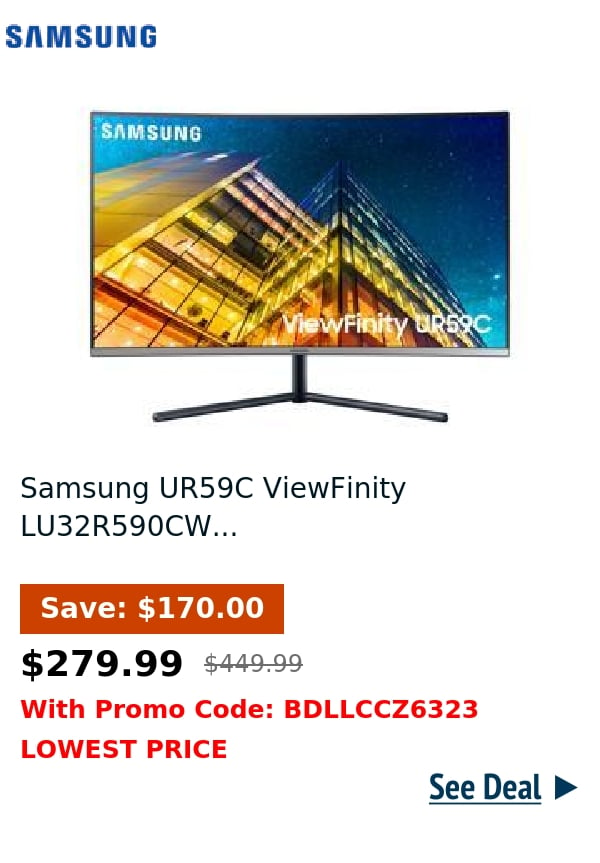 Samsung UR59C ViewFinity LU32R590CW...