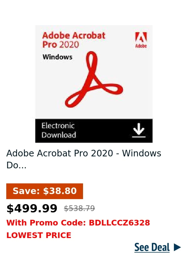 Adobe Acrobat Pro 2020 - Windows Do...