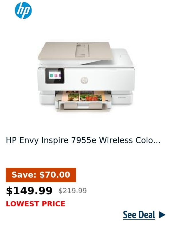 HP Envy Inspire 7955e Wireless Colo...