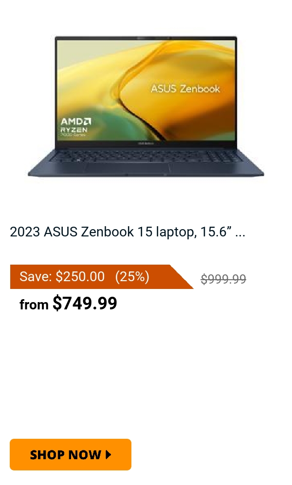 2023 ASUS Zenbook 15 laptop, 15.6” ...