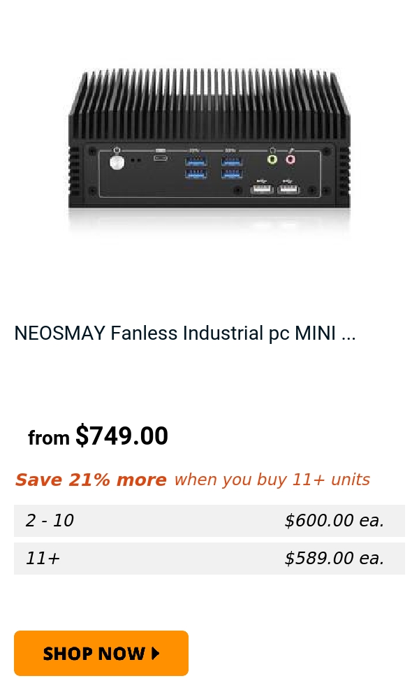 NEOSMAY Fanless Industrial pc MINI ...