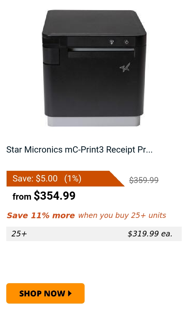 Star Micronics mC-Print3 Receipt Pr...