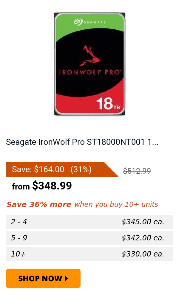 Seagate IronWolf Pro ST18000NT001 1...