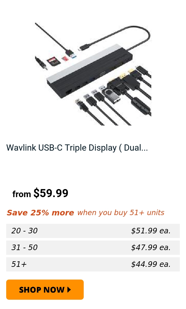 Wavlink USB-C Triple Display ( Dual...