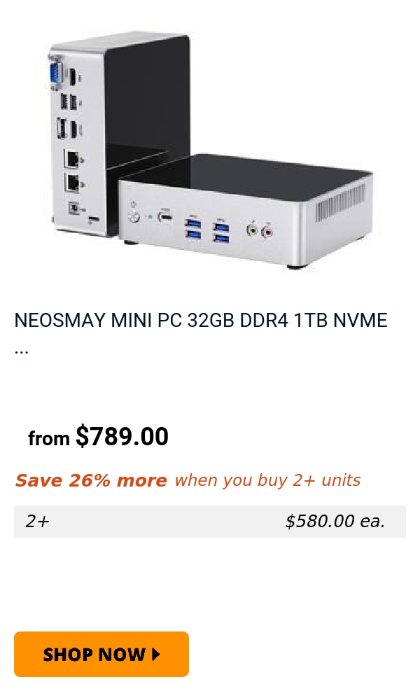 NEOSMAY MINI PC 32GB DDR4 1TB NVME ...