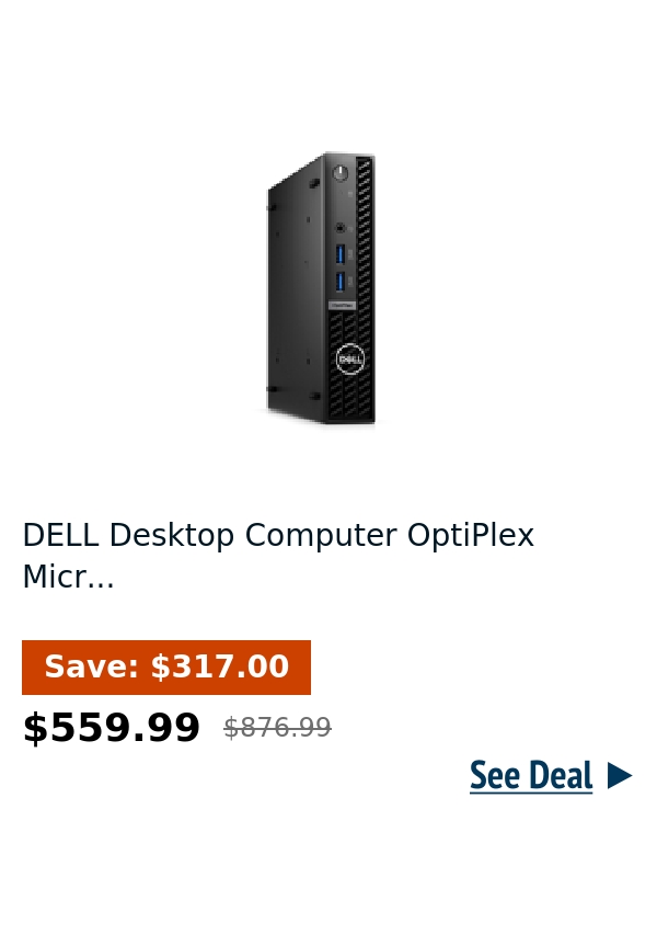 DELL Desktop Computer OptiPlex Micr...