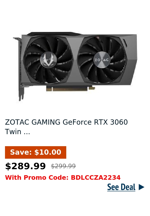 ZOTAC GAMING GeForce RTX 3060 Twin ...