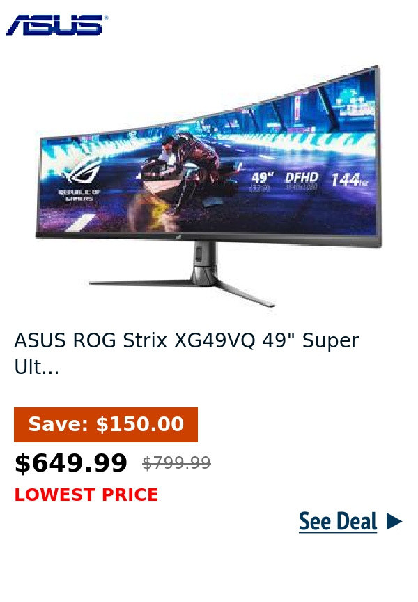 ASUS ROG Strix XG49VQ 49