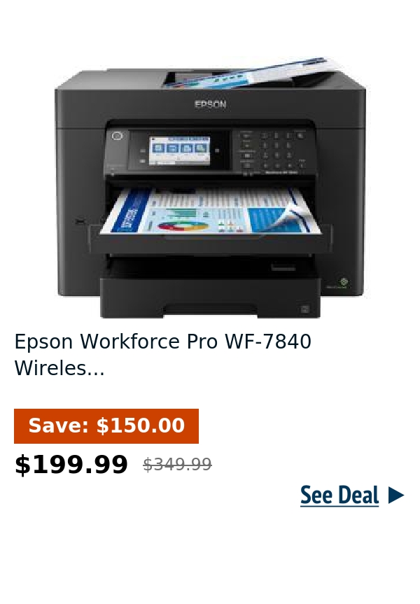 Epson Workforce Pro WF-7840 Wireles...