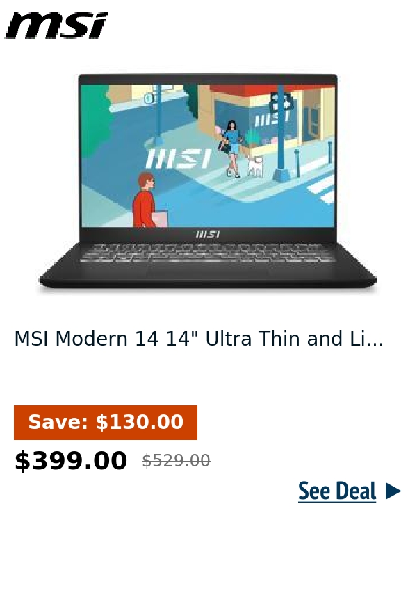 MSI Modern 14 14