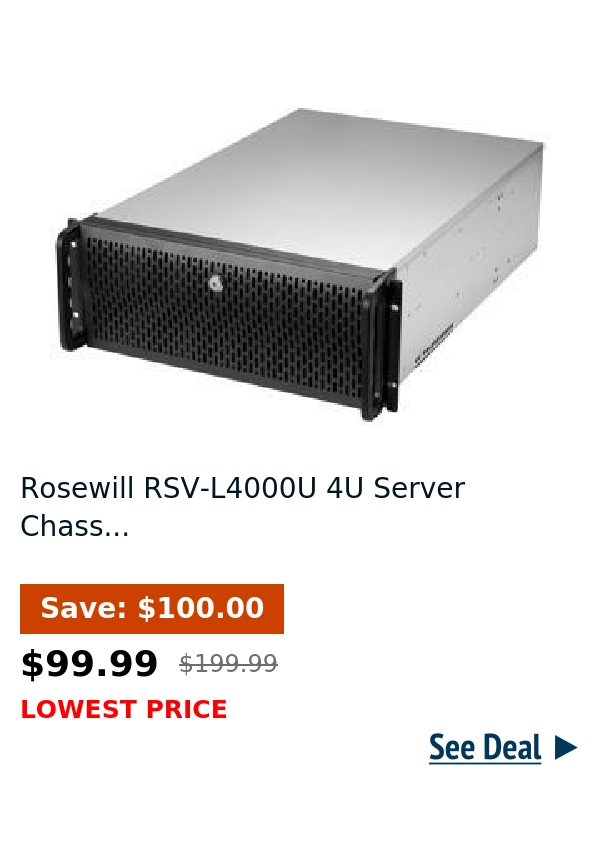 Rosewill RSV-L4000U 4U Server Chass...