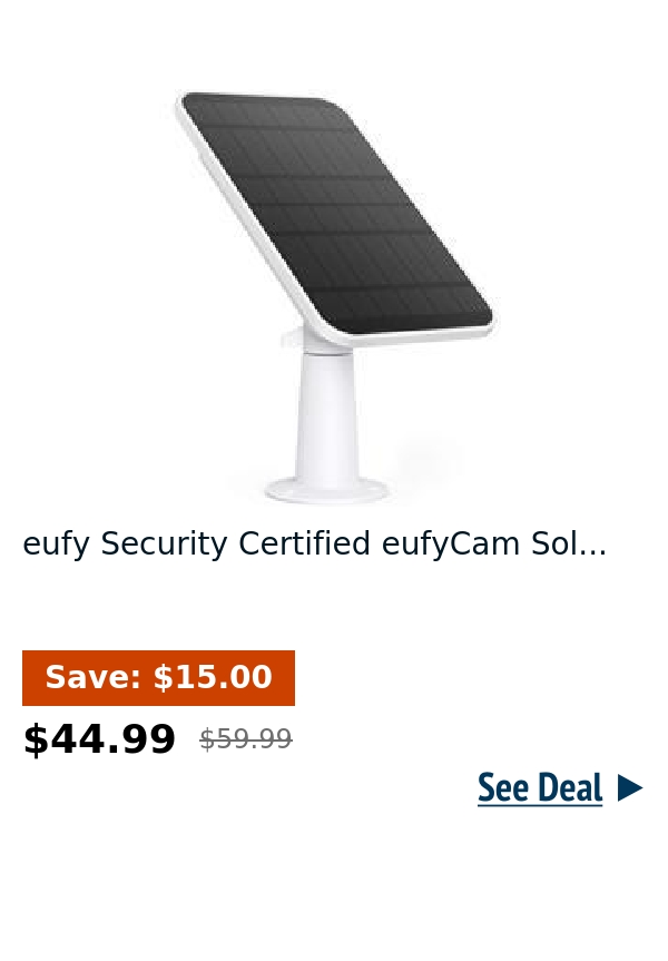 eufy Security Certified eufyCam Sol...