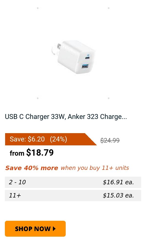 USB C Charger 33W, Anker 323 Charge...