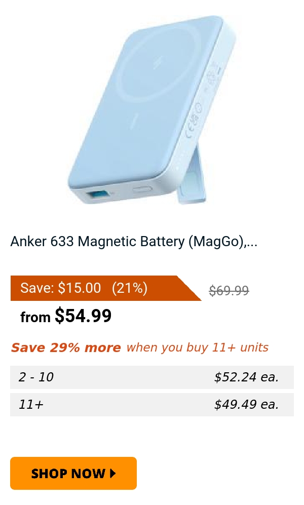 Anker 633 Magnetic Battery (MagGo),...