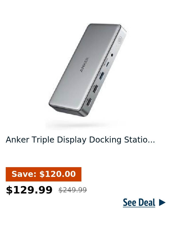 Anker Triple Display Docking Statio...