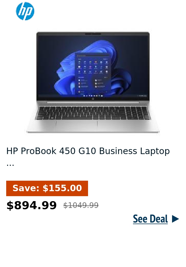 HP ProBook 450 G10 Business Laptop ...