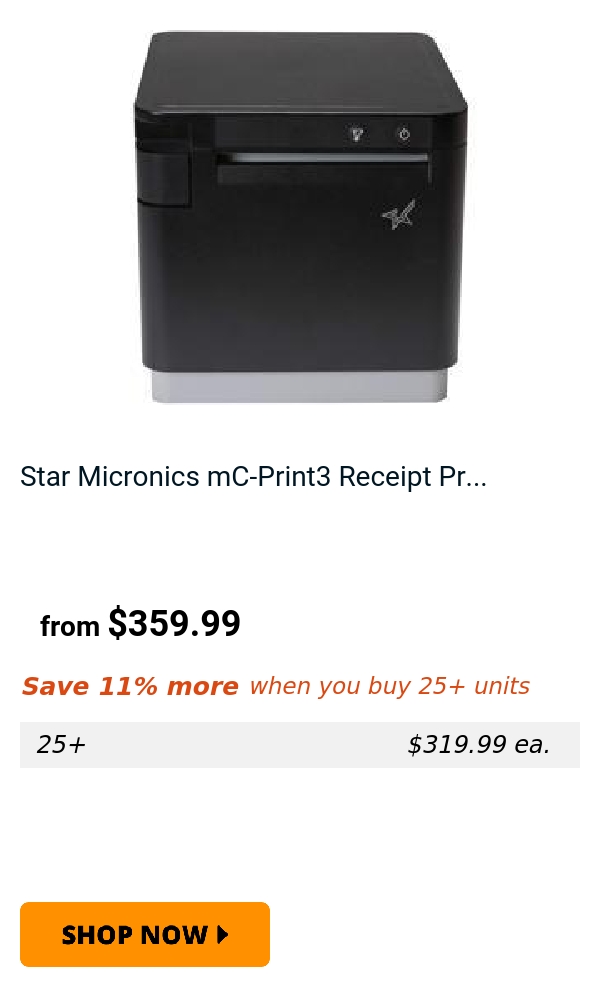 Star Micronics mC-Print3 Receipt Pr...