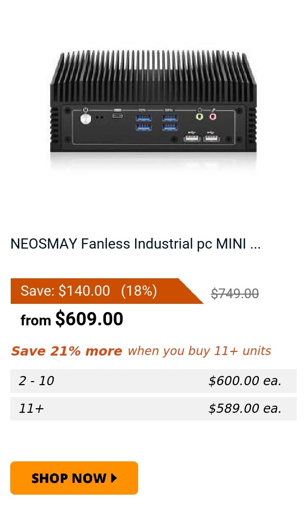 NEOSMAY Fanless Industrial pc MINI ...