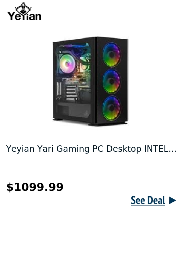 Yeyian Yari Gaming PC Desktop INTEL...