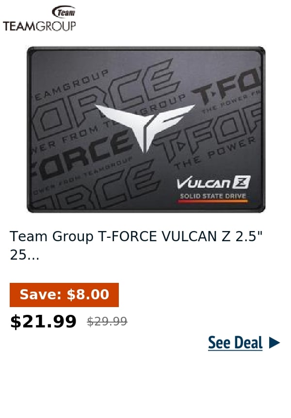 Team Group T-FORCE VULCAN Z 2.5