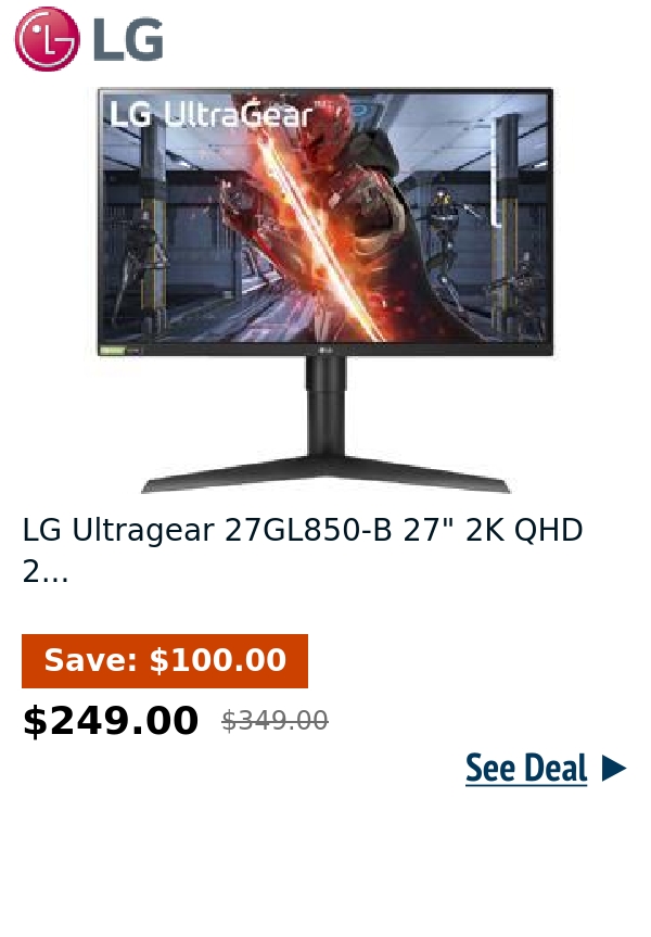 LG Ultragear 27GL850-B 27