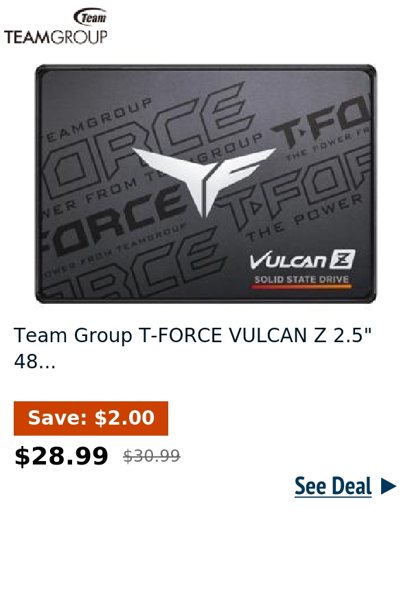 Team Group T-FORCE VULCAN Z 2.5