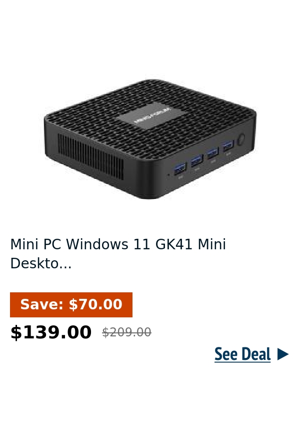 Mini PC Windows 11 GK41 Mini Deskto...