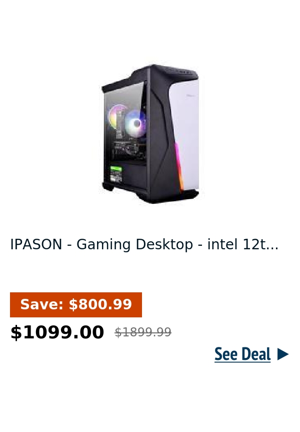 IPASON - Gaming Desktop - intel 12t...