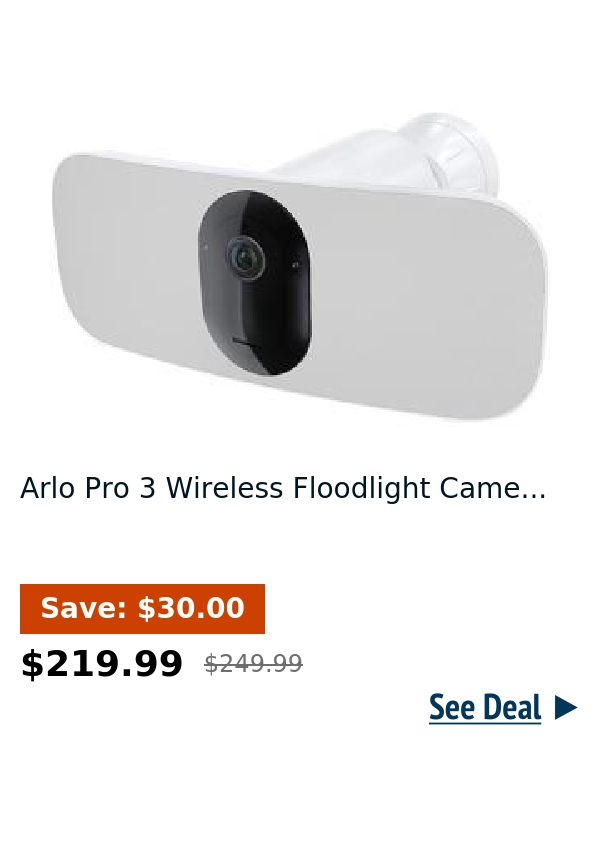 Arlo Pro 3 Wireless Floodlight Came...