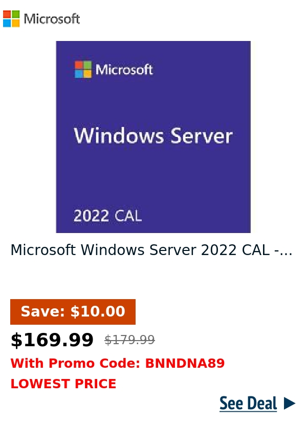 Microsoft Windows Server 2022 CAL -...