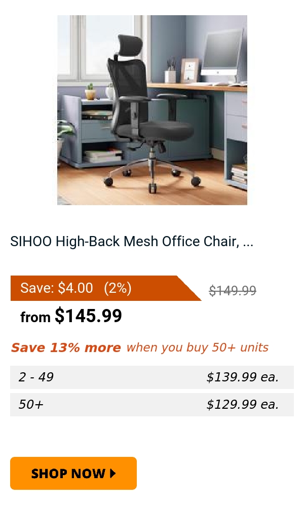 SIHOO High-Back Mesh Office Chair, ...