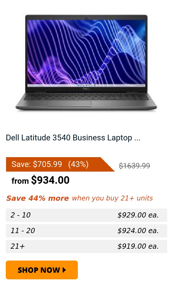 Dell Latitude 3540 Business Laptop ...