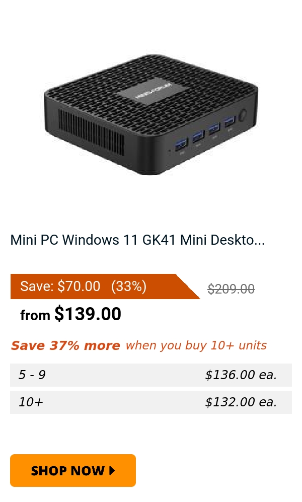 Mini PC Windows 11 GK41 Mini Deskto...